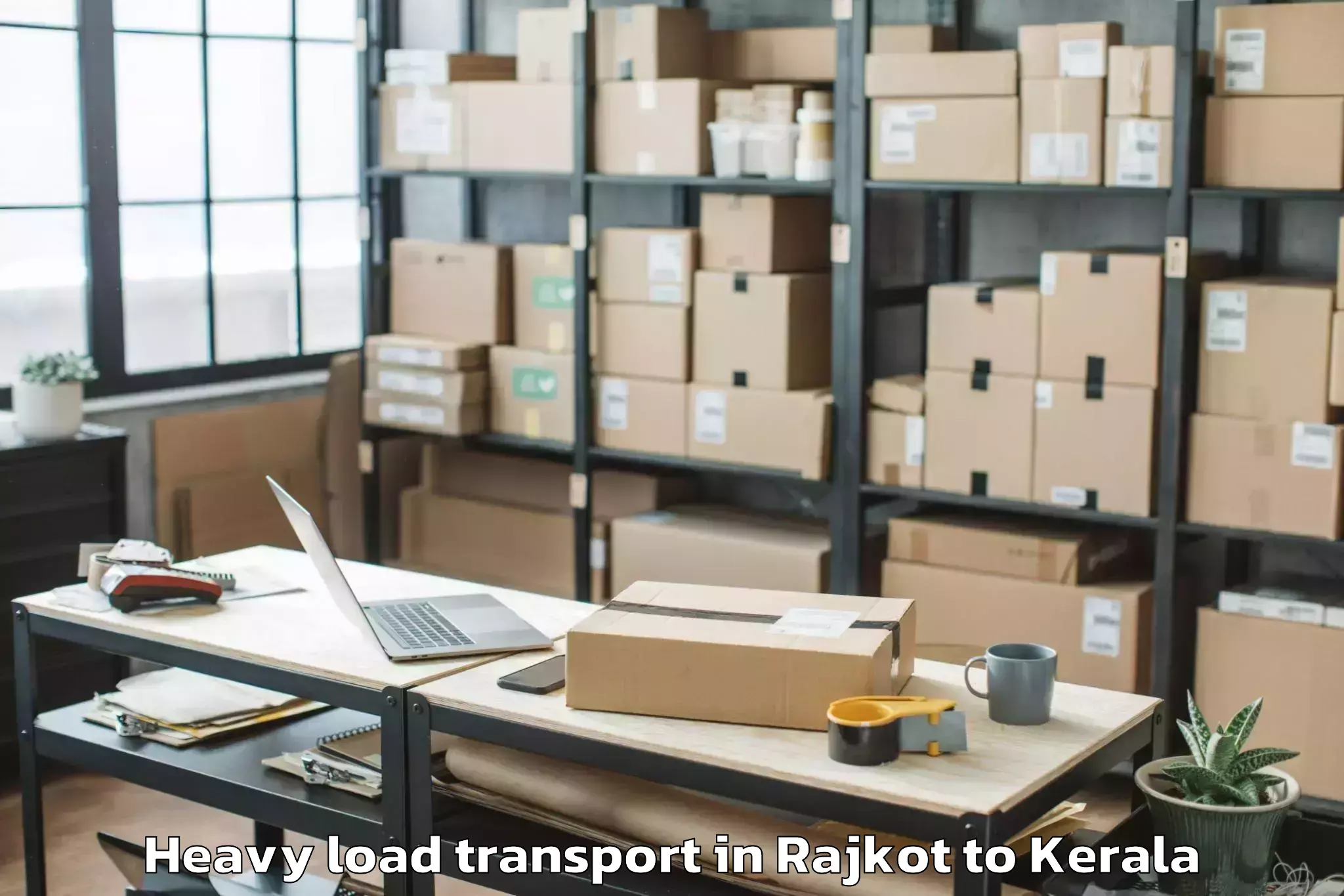 Efficient Rajkot to Kanjiramattom Heavy Load Transport